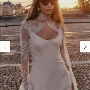 Geisha Designs Long-Sleeve Lace Topper